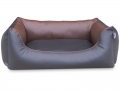Bild 1 von MYPADO® Hundebett ADVIN Kunstleder schwarzbraun