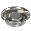 Bild 2 von Trixie Slow Feeding Edelstahlnapf  / (Variante) 1,5 l/ø 24 cm