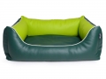 Bild 1 von MYPADO® Hundebett ADVIN Kunstleder - Dunkelgrünkiwi