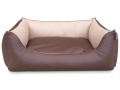 Bild 1 von  MYPADO® Hundebett ADVIN Kunstleder - Braunhellbraun